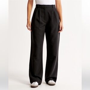 Abercrombie & Fitch (curve love) high-rise wide leg trousers